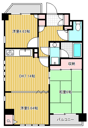 【間取り】 | 桃李邦