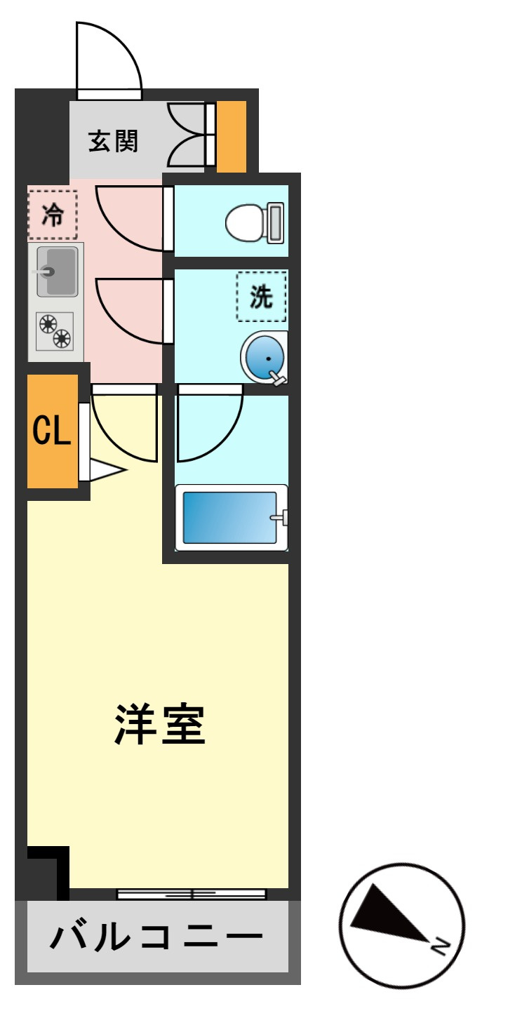 Alivis東瑞江の間取り