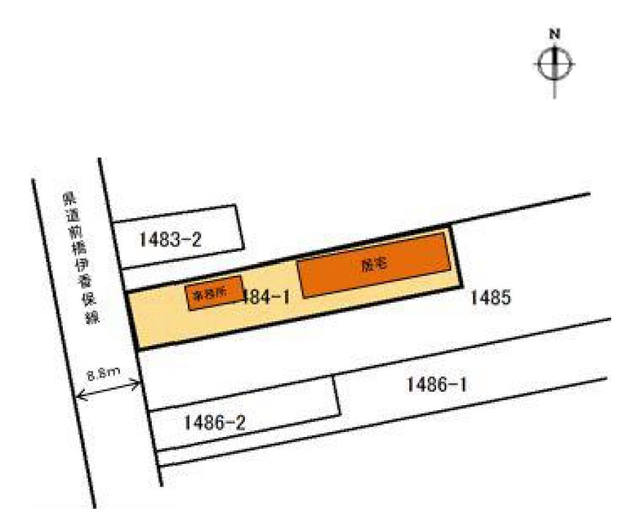 【中古戸建】前橋市総社町総社の区画図|■区画図
