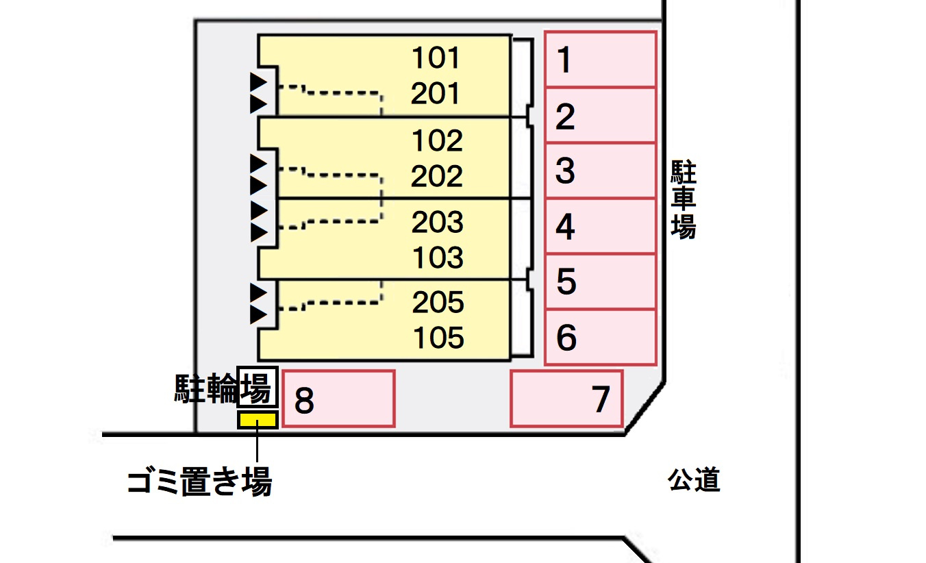 JOYFUL HOUSEの区画図