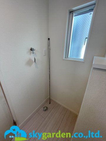 藤沢市善行　未入居戸建　全2棟2号棟のランドリースペース