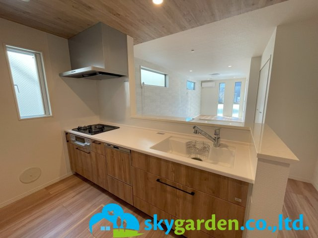 藤沢市善行　未入居戸建　全2棟2号棟のキッチン