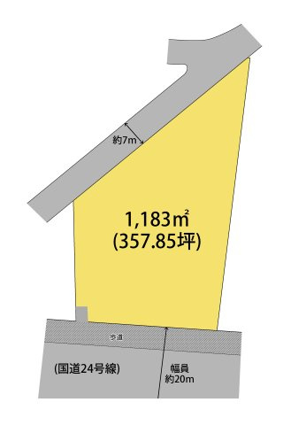 和歌山市西田井・土地・126433の区画図