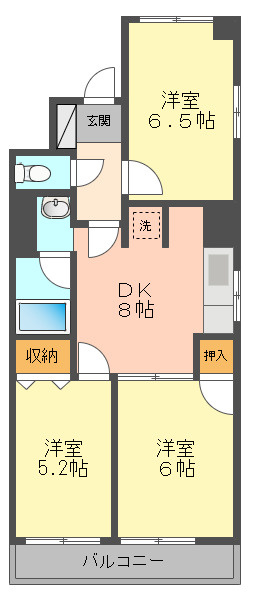 第六石井ビルの間取り