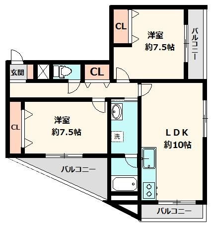 富士ビル№１の間取り