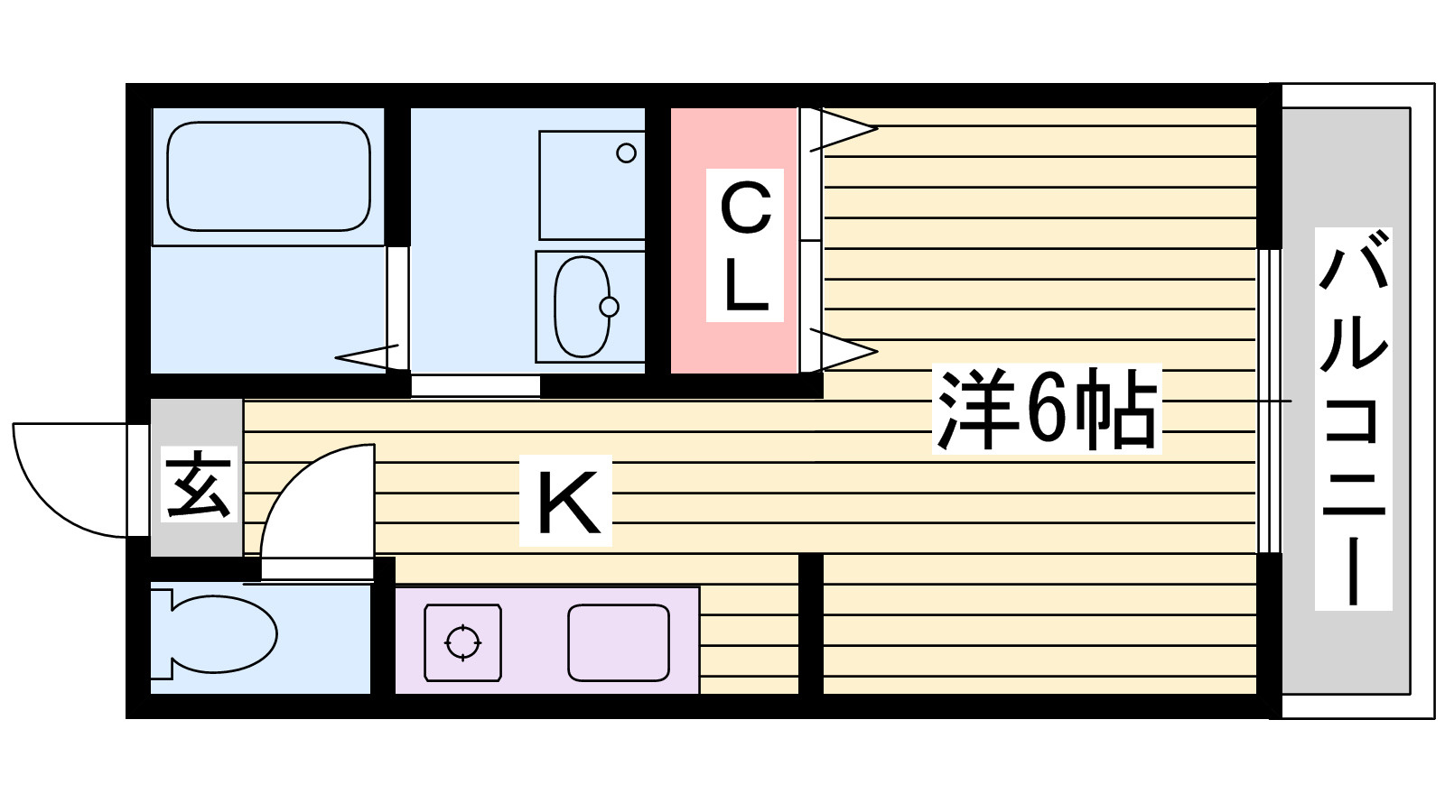 エスポワール雅Iの間取り