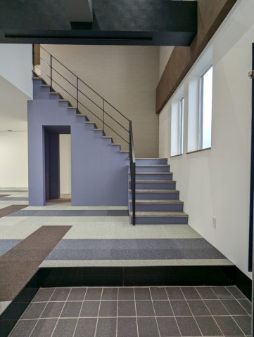 新釧路町【倉庫物件、事務所付き】の玄関