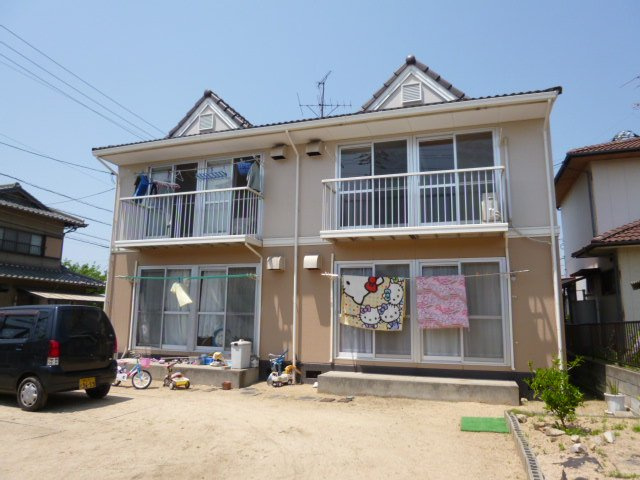 倉敷市児島下の町４丁目のアパートの外観