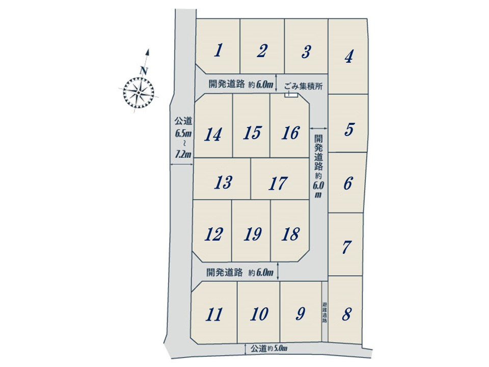 【区画図】