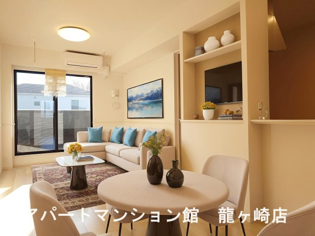 シェノンⅢの居間・リビング|※CGで家具等を配置したものです。実際に家具等は含まれません。