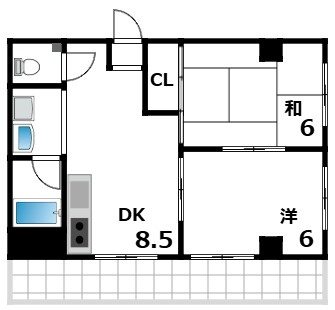 ラメゾンアンフォレットの間取り