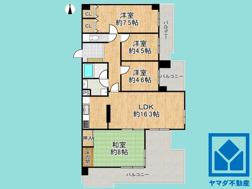 ルミエール葛野大路の間取り