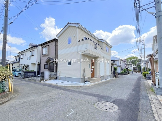 月々６万円台～　新築戸建　川越市下広谷R5-Aの前面道路含む現地写真