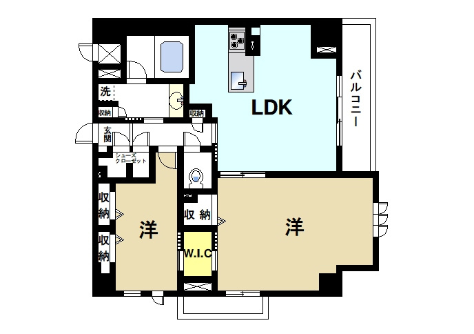 ラヴィーナ大和西大寺の間取り