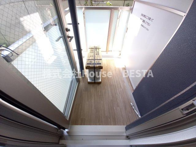 エスリード神戸三宮ヒルズのバルコニー