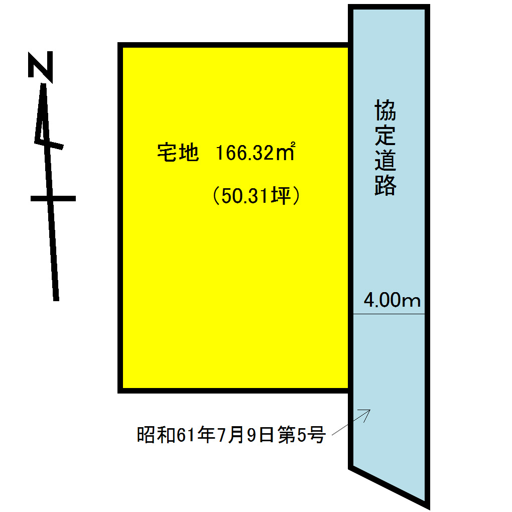 水戸市姫子２丁目の土地図