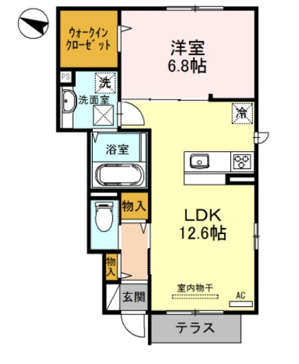 ラ・ルーチェの間取り