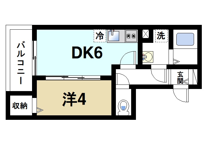 ジーメゾン奈良エルカーサの間取り