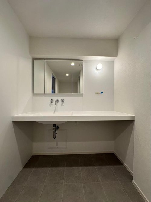 武庫川サニーハイツの独立洗面台