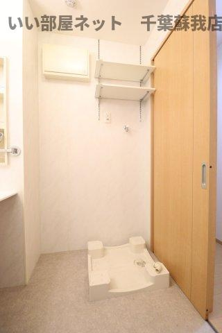 ベイリーフの洗面所|洗濯機置場