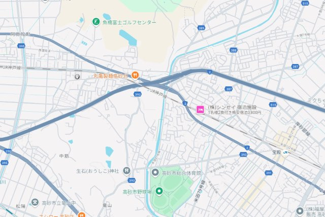 高砂市阿弥陀町南池　土地の地図
