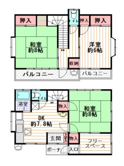 【間取り】 | 吉川市保戸建