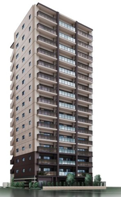 【外観】 | サンクレイドル宇都宮Ⅴ | 完成予想パースです（モデルルームがご見学できます）