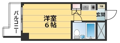 ノアーズアーク京都五条の間取り|間取り・左右反転タイプ