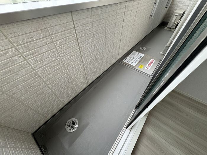 アリビオ立花のバルコニー|開放的で明るい空間を演出してくれるバルコニーです