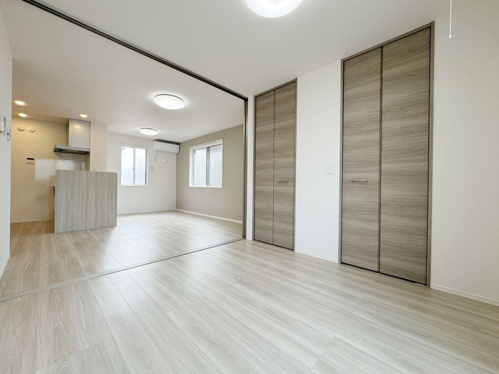 アリビオ立花の寝室|ゆとりの広さです