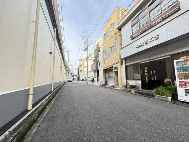 大石東町6丁目土地の前面道路含む現地写真