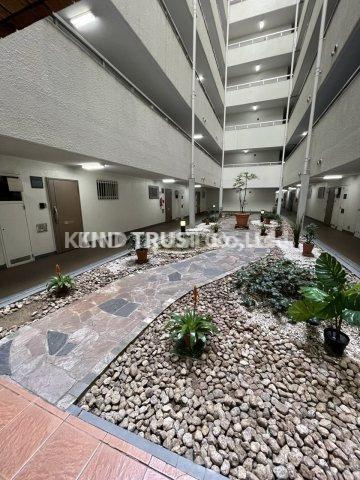 コープ野村梅田A棟の庭|お庭の付いた物件です