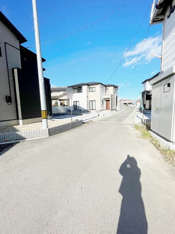 新築戸建・建売　二本松市油井一斗内　GRAFARE　全4棟の前面道路含む現地写真