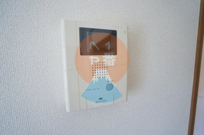 【セキュリティ】 | ベルエールB棟 | TVモニター付きインターホンで安心ですね。