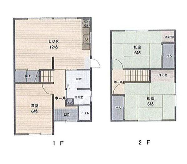 和歌山市大谷　中古戸建の間取り