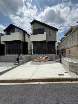 【外観】 | 神戸市垂水区南多聞台8丁目　新築戸建1号棟　仲介手数料無料！ | きれいな外観です