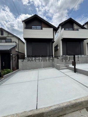 【外観】 | 神戸市垂水区南多聞台8丁目　新築戸建3号棟　仲介手数料無料！ | 外観もきれいです