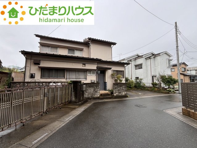 伊奈町大針　売地の前面道路含む現地写真