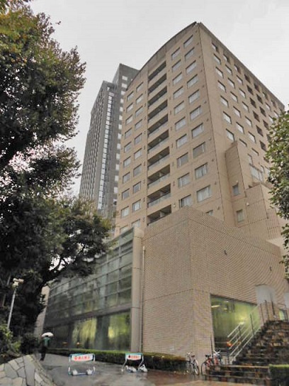 渋谷区広尾１丁目の賃貸マンションの外観