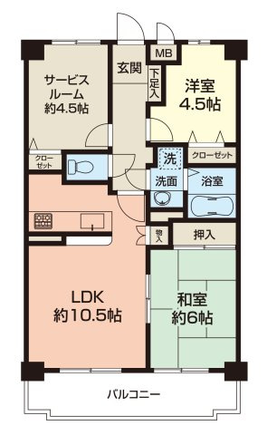 グランマーレ本厚木の間取り