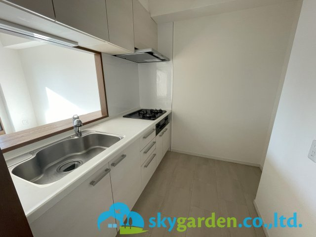 グランマーレ本厚木のキッチン|コンパクトですが使いやすい