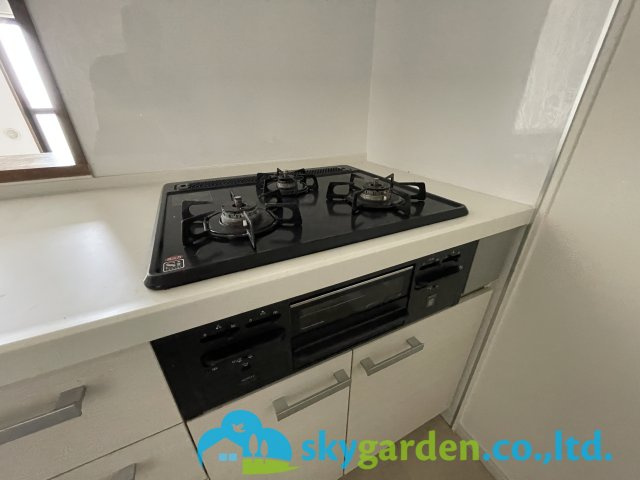 グランマーレ本厚木のキッチン|ガスコンロ