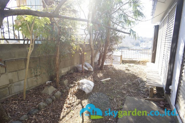平塚市片岡　中古一戸建の庭|南庭