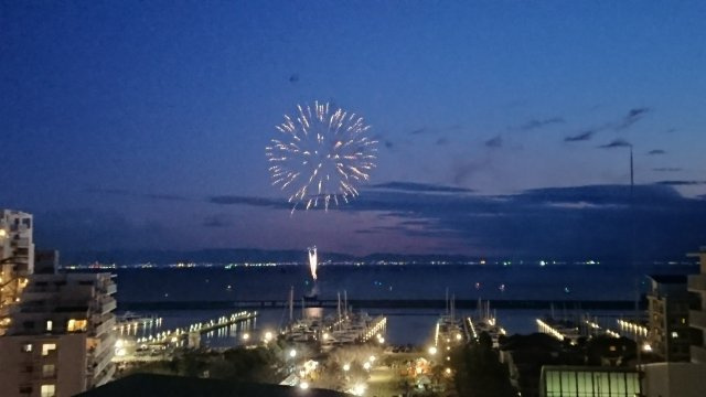 西宮市西宮浜４丁目の中古マンションの展望