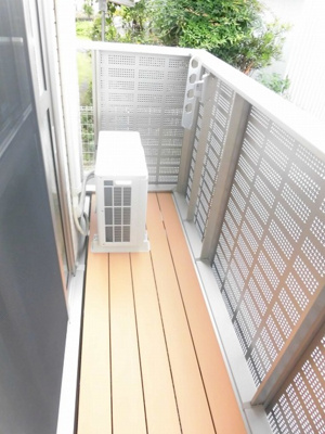 【バルコニー】 | ヴィブァン B棟 | B棟102 バルコニー