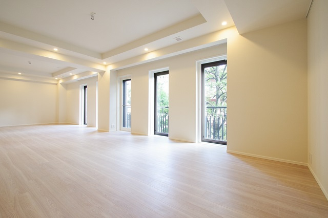 港区赤坂８丁目の賃貸マンションの居間・リビング