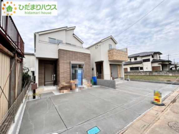 北本市緑2丁目　2期　新築一戸建て　ブルーミングガーデン　01の外観|大きく開けたバルコニーは沢山のお洗濯も安心ですね♪
