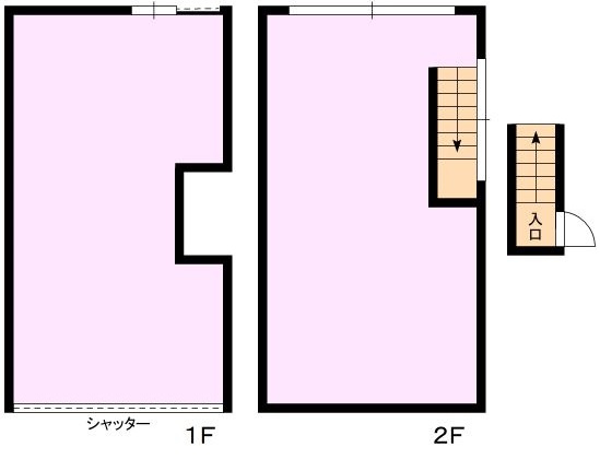 立会川駅前店舗の間取り
