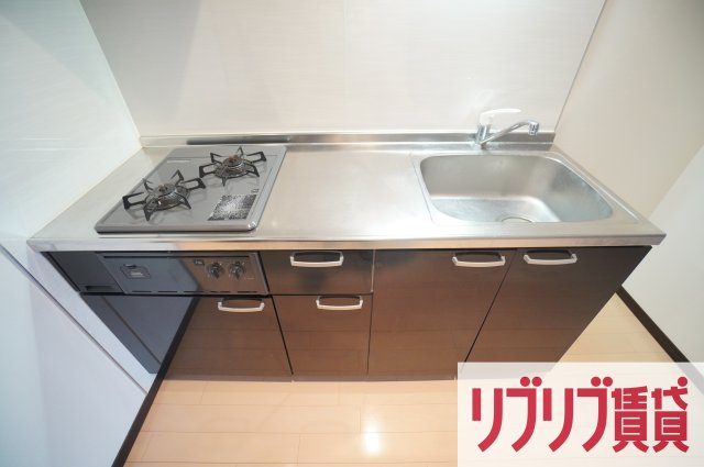 千葉市中央区新田町の賃貸マンションのキッチン