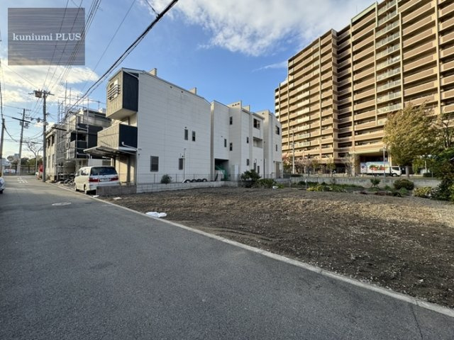 大阪市都島区毛馬町3丁目　1号地の前面道路含む現地写真